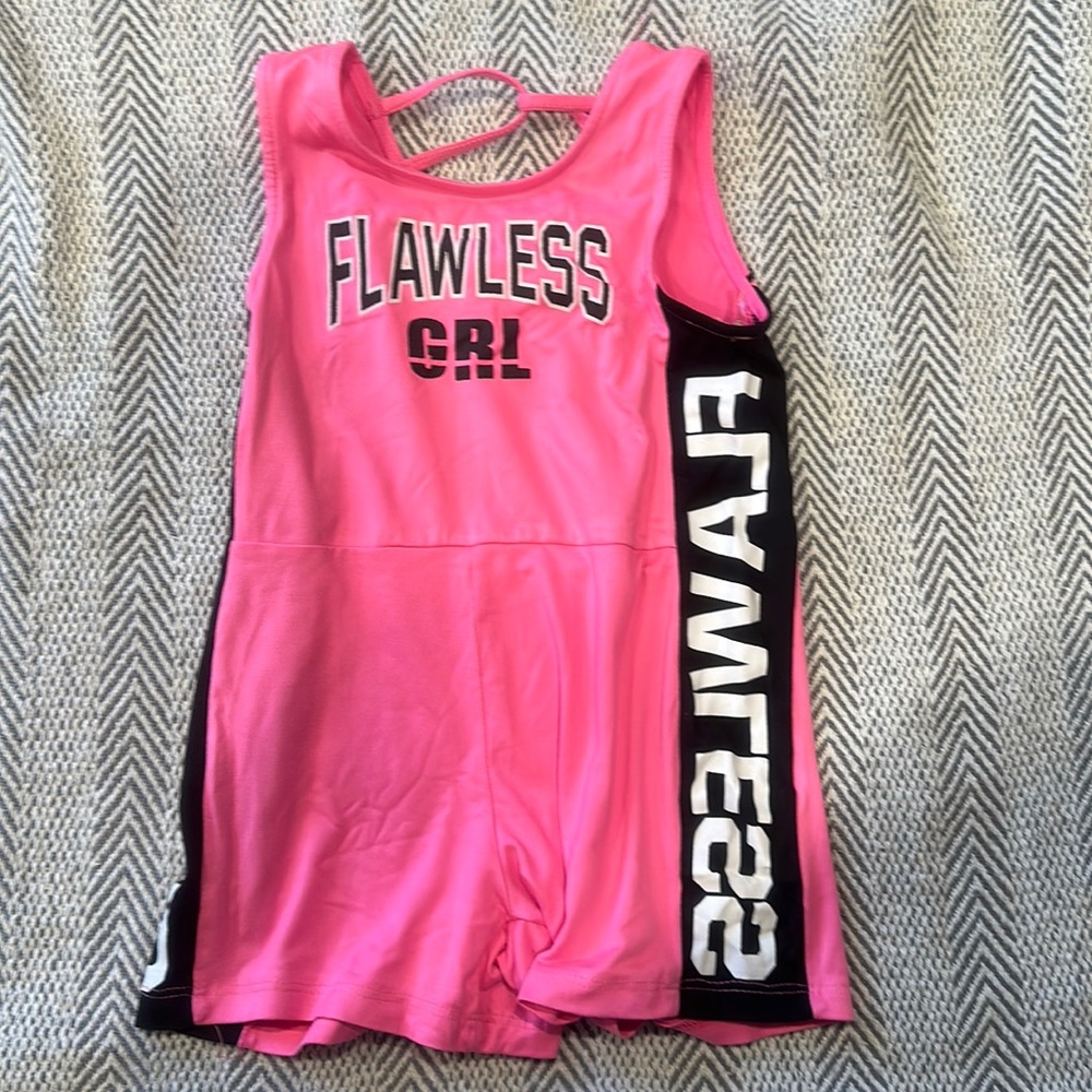 Girl flawless pink jumpsuit